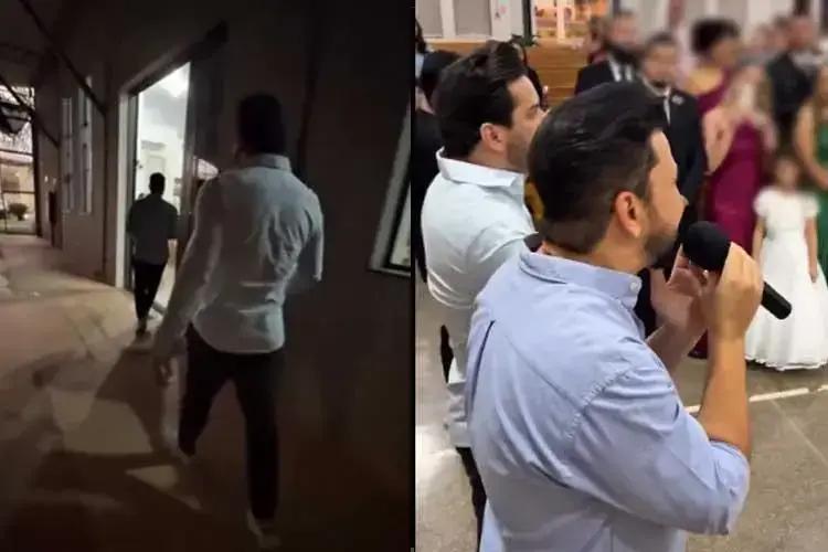 Cleber e Cauan surpreendem no casamento de Campo Novo com música ao vivo