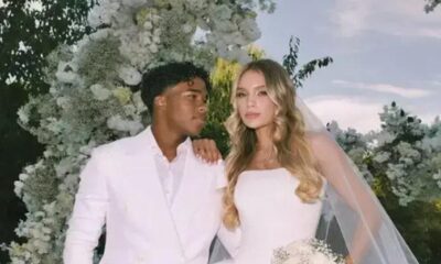 Endrick e Gabriely Miranda celebram casamento em Madrid após um ano de união