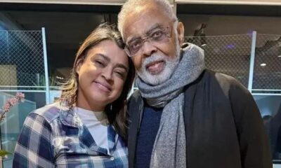 Gilberto Gil presta homenagem emocionada à filha Preta Gil