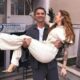 Marco Luque e Jéssica Correia celebram casamento com amigos queridos