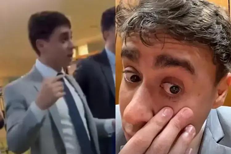 Nikolas Ferreira é ferido em tumulto na Câmara dos Deputados