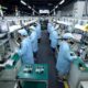 Desaceleração da produção industrial e vendas no varejo na China