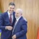 Lula agradece a Pedro Sánchez por avanço em acordo Mercosul-UE