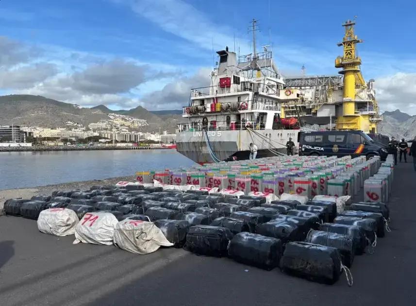 Polícia espanhola apreende 10 toneladas de cocaína no Atlântico