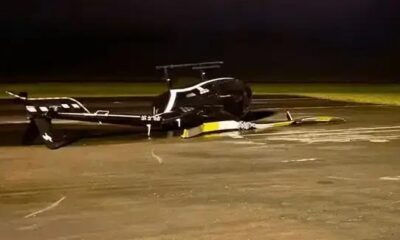 Brasileiro é preso após tentar roubar helicóptero em Caxambu